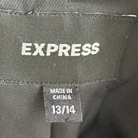 Vintage Faux Fur Express Houndstooth Coat Rare - Picture 7 of 7